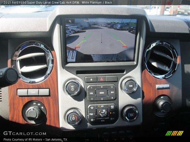 White Platinum / Black 2015 Ford F350 Super Duty Lariat Crew Cab 4x4 DRW