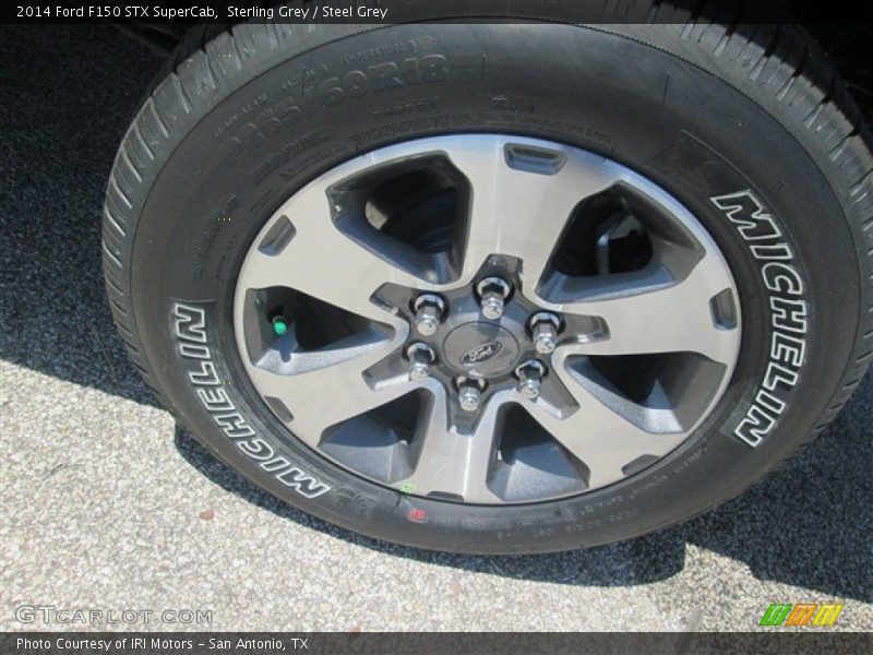 Sterling Grey / Steel Grey 2014 Ford F150 STX SuperCab