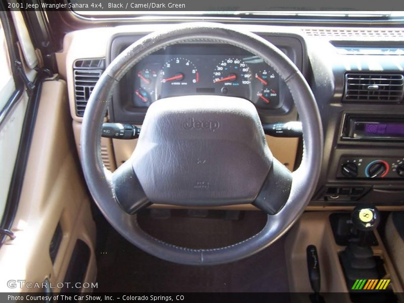 Black / Camel/Dark Green 2001 Jeep Wrangler Sahara 4x4