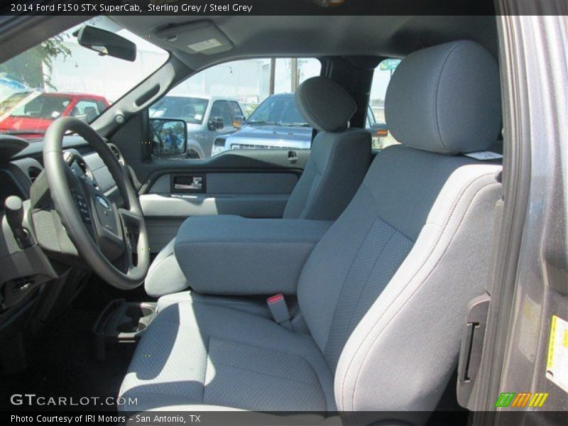 Sterling Grey / Steel Grey 2014 Ford F150 STX SuperCab