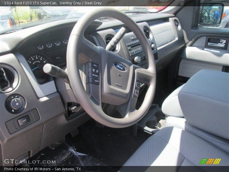 Sterling Grey / Steel Grey 2014 Ford F150 STX SuperCab