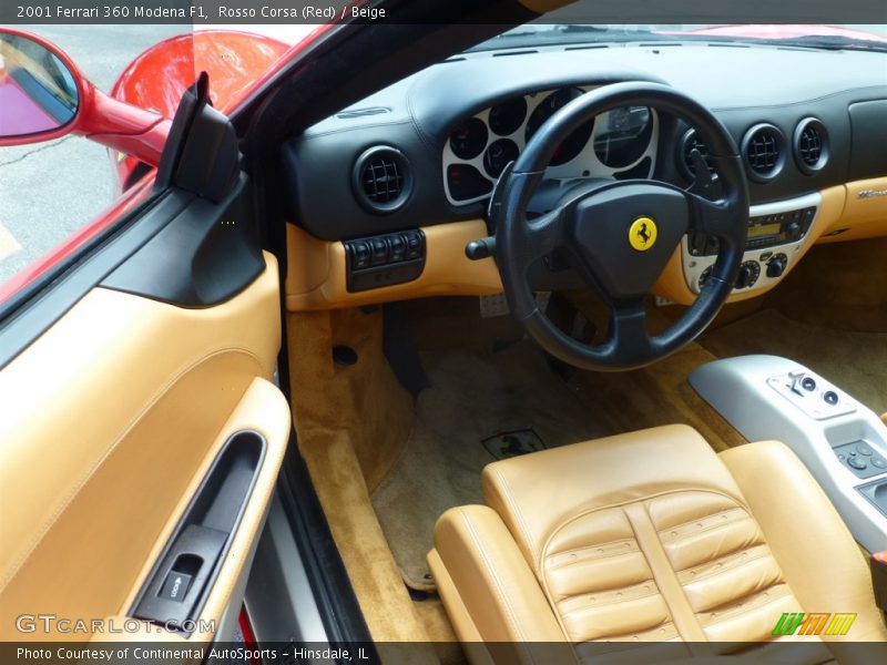 Rosso Corsa (Red) / Beige 2001 Ferrari 360 Modena F1