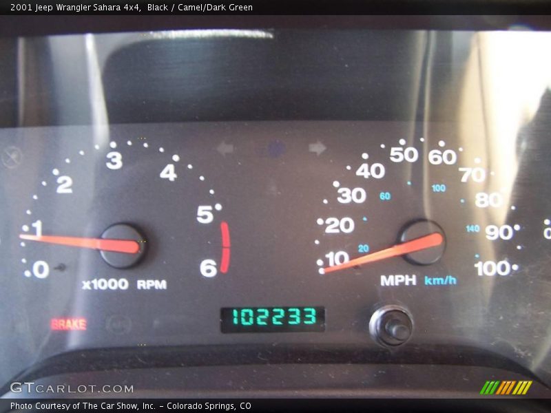 Black / Camel/Dark Green 2001 Jeep Wrangler Sahara 4x4