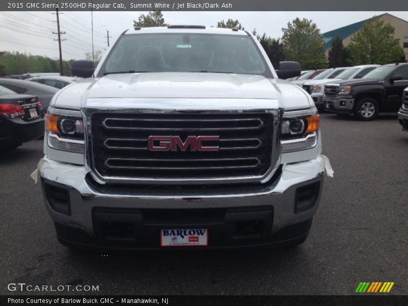Summit White / Jet Black/Dark Ash 2015 GMC Sierra 2500HD Regular Cab