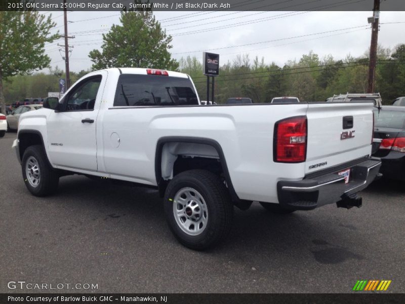 Summit White / Jet Black/Dark Ash 2015 GMC Sierra 2500HD Regular Cab