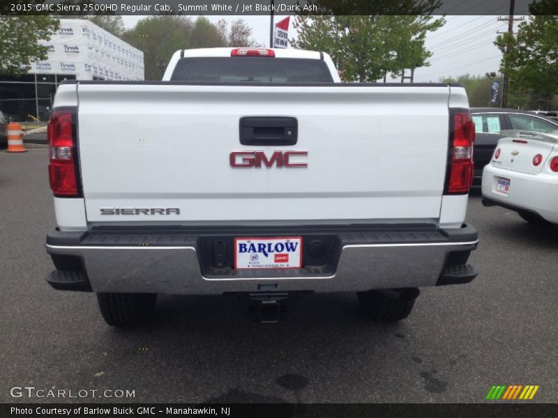 Summit White / Jet Black/Dark Ash 2015 GMC Sierra 2500HD Regular Cab