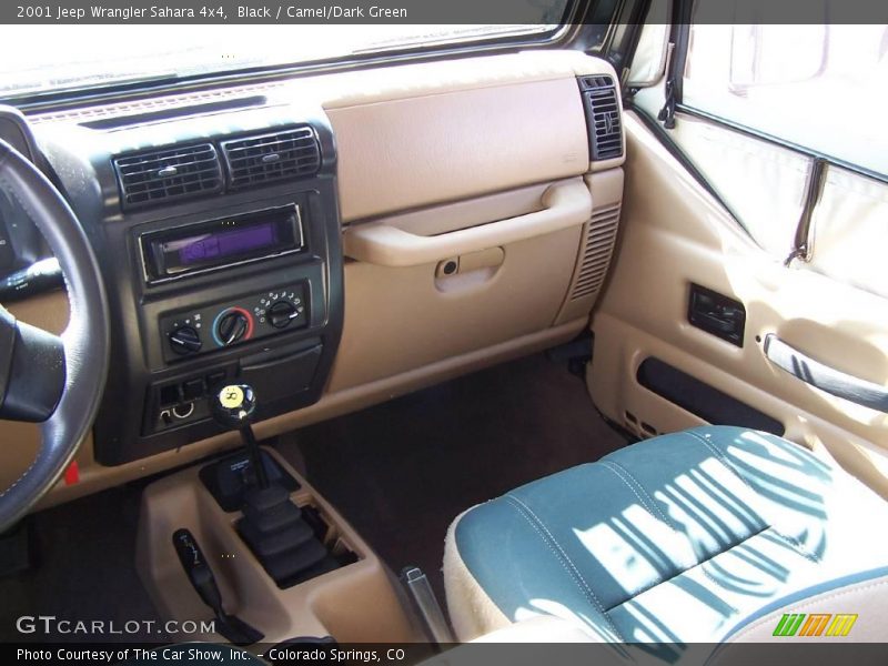 Black / Camel/Dark Green 2001 Jeep Wrangler Sahara 4x4