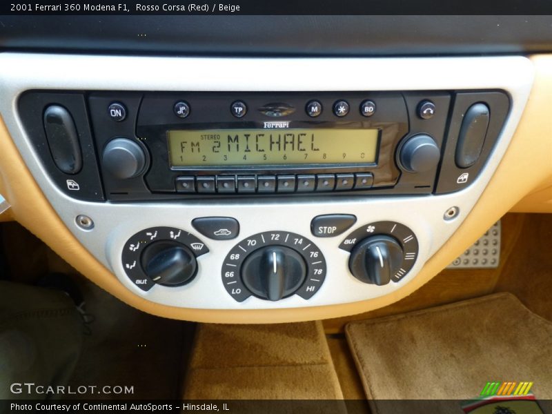 Audio System of 2001 360 Modena F1
