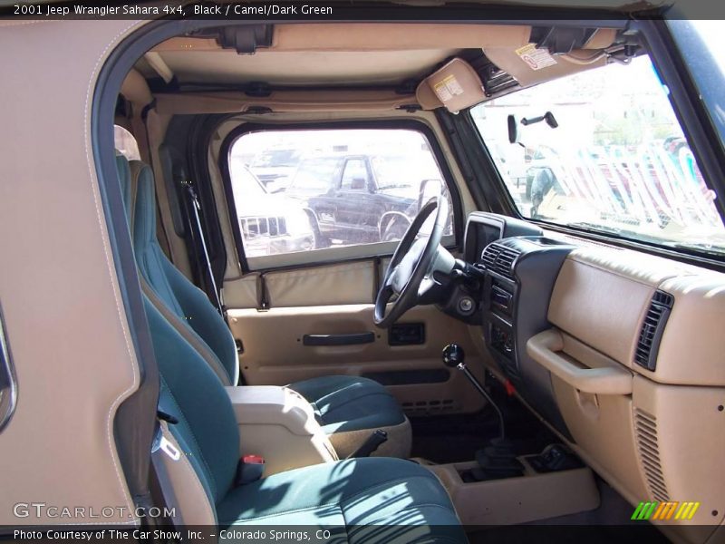 Black / Camel/Dark Green 2001 Jeep Wrangler Sahara 4x4