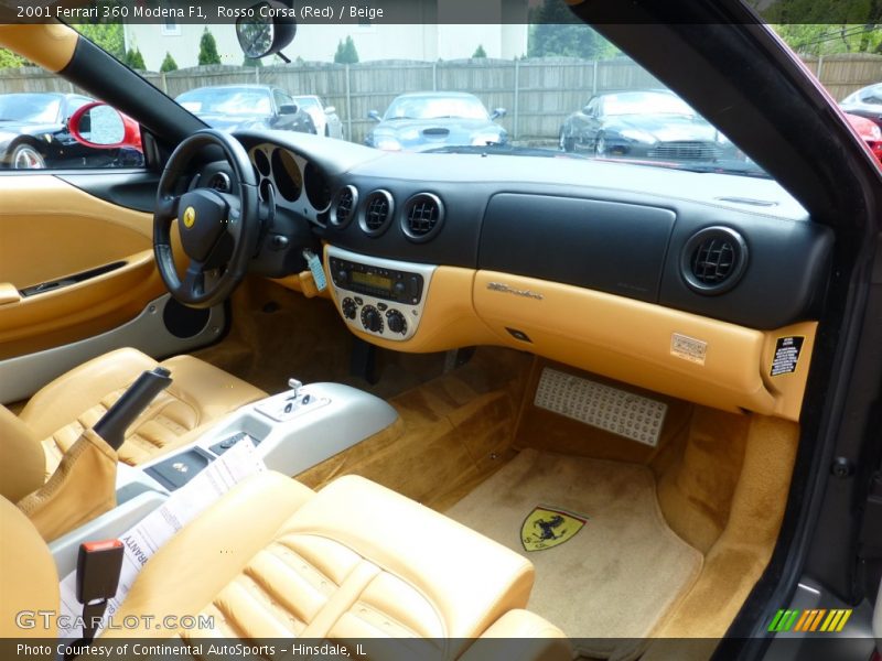 Rosso Corsa (Red) / Beige 2001 Ferrari 360 Modena F1