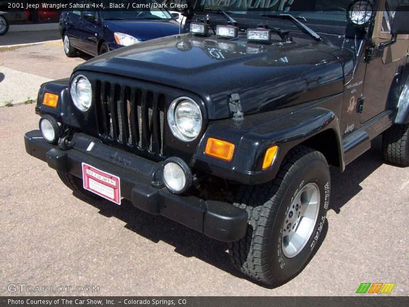 Black / Camel/Dark Green 2001 Jeep Wrangler Sahara 4x4