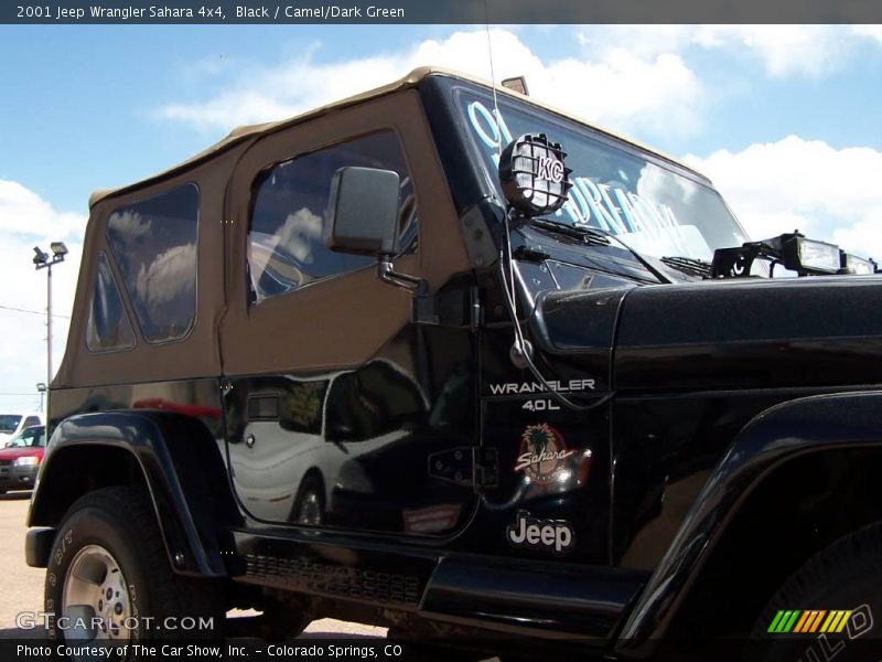 Black / Camel/Dark Green 2001 Jeep Wrangler Sahara 4x4