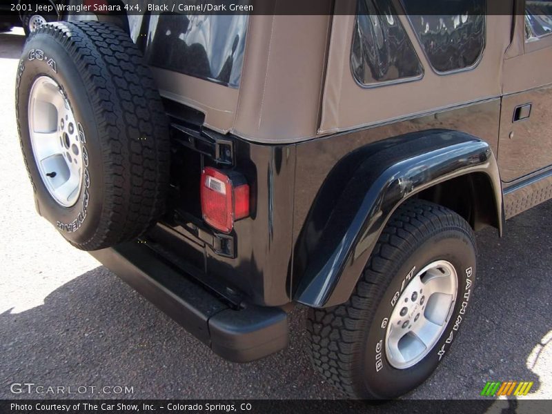Black / Camel/Dark Green 2001 Jeep Wrangler Sahara 4x4