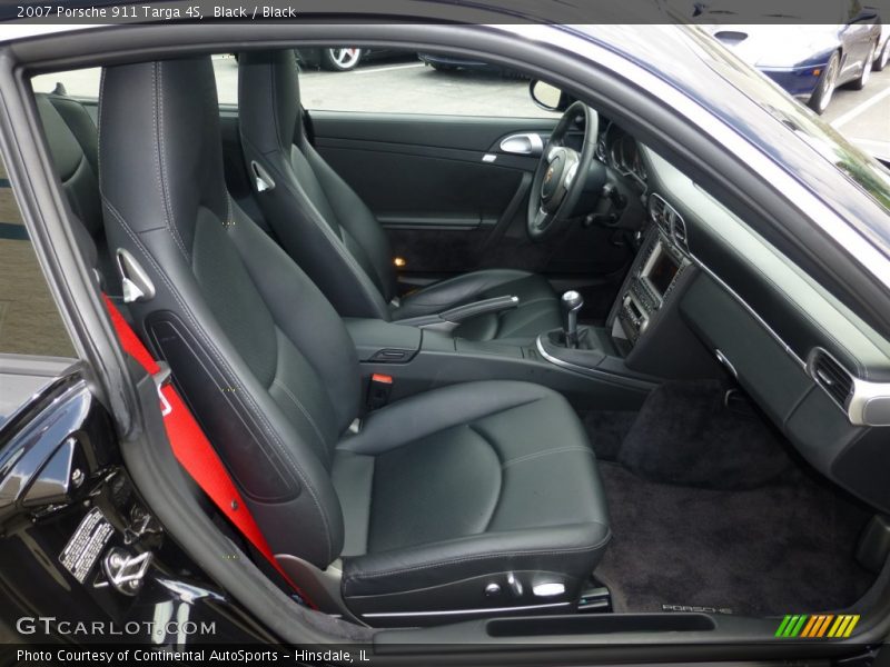 Front Seat of 2007 911 Targa 4S