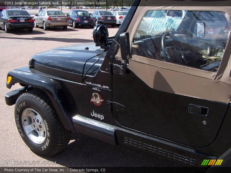 Black / Camel/Dark Green 2001 Jeep Wrangler Sahara 4x4