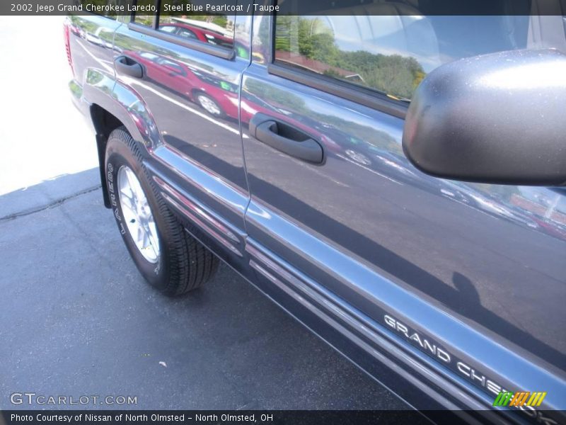 Steel Blue Pearlcoat / Taupe 2002 Jeep Grand Cherokee Laredo
