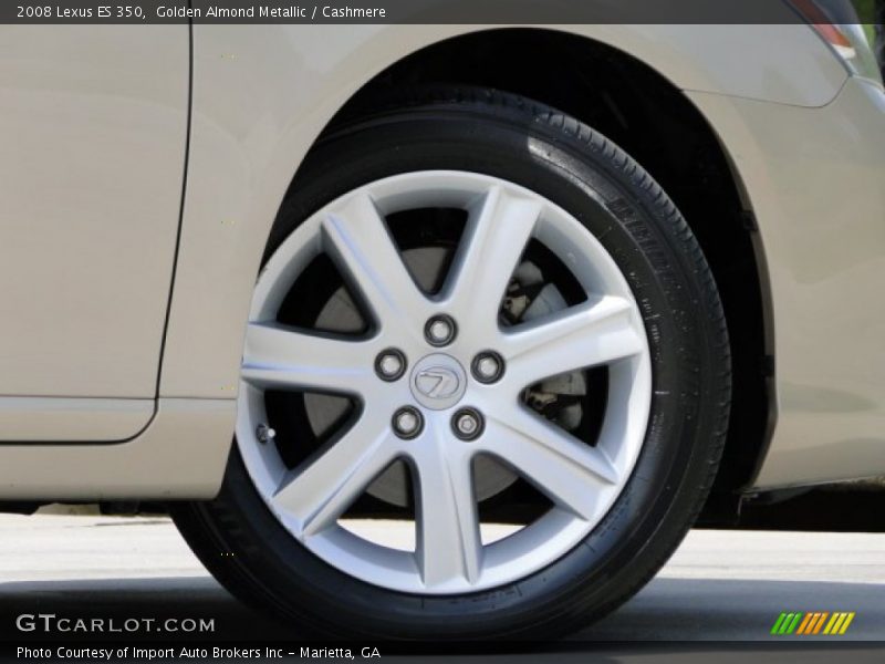 Golden Almond Metallic / Cashmere 2008 Lexus ES 350