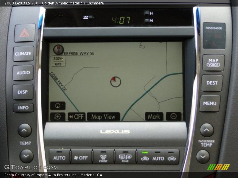 Golden Almond Metallic / Cashmere 2008 Lexus ES 350