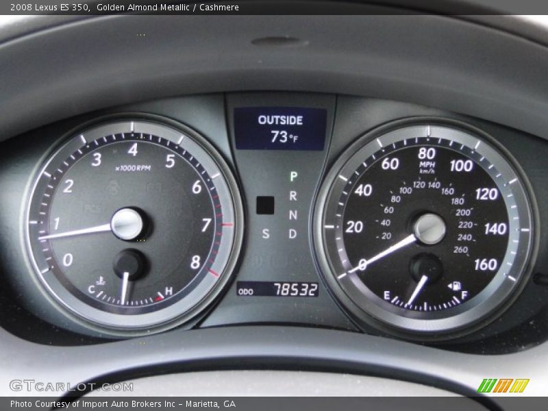 Golden Almond Metallic / Cashmere 2008 Lexus ES 350