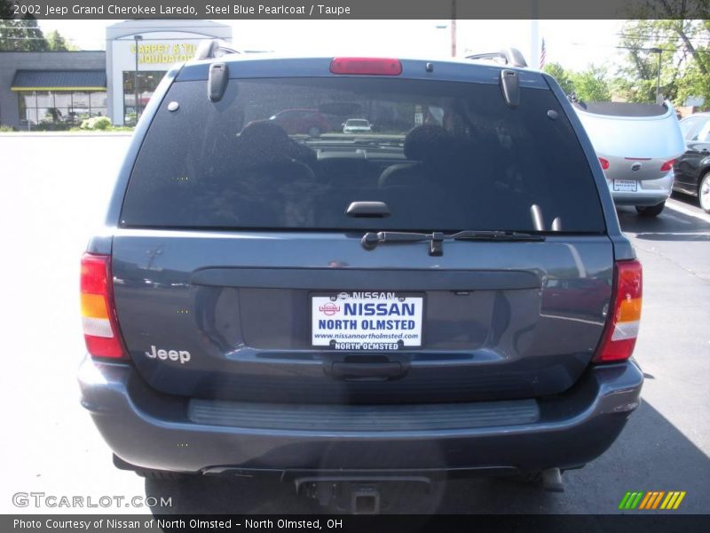 Steel Blue Pearlcoat / Taupe 2002 Jeep Grand Cherokee Laredo
