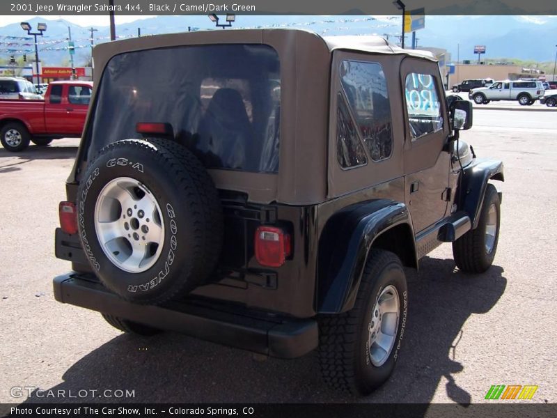 Black / Camel/Dark Green 2001 Jeep Wrangler Sahara 4x4