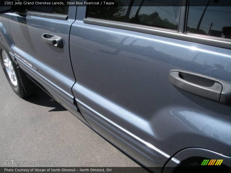 Steel Blue Pearlcoat / Taupe 2002 Jeep Grand Cherokee Laredo