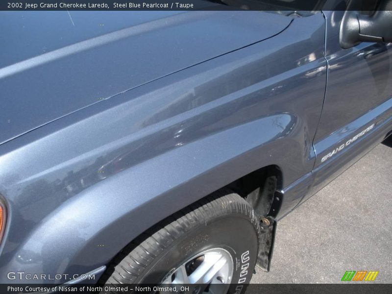 Steel Blue Pearlcoat / Taupe 2002 Jeep Grand Cherokee Laredo