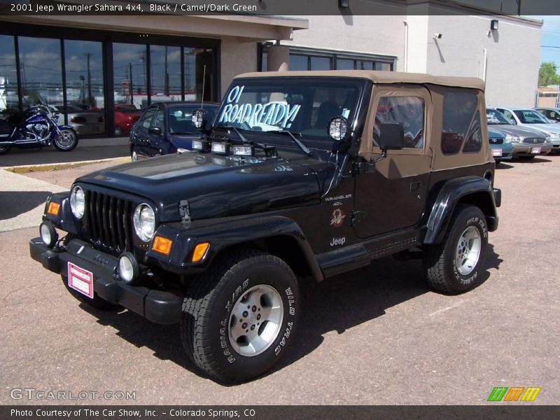 Black / Camel/Dark Green 2001 Jeep Wrangler Sahara 4x4