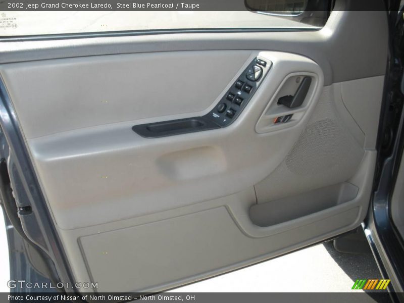 Steel Blue Pearlcoat / Taupe 2002 Jeep Grand Cherokee Laredo