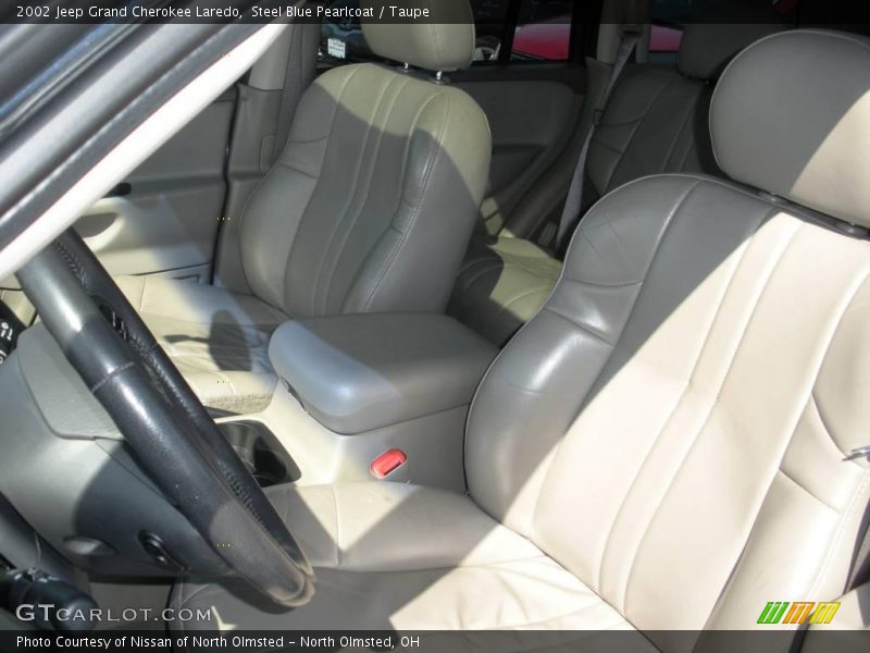 Steel Blue Pearlcoat / Taupe 2002 Jeep Grand Cherokee Laredo