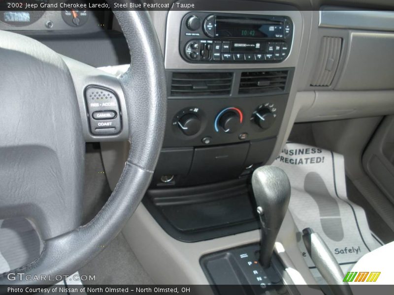 Steel Blue Pearlcoat / Taupe 2002 Jeep Grand Cherokee Laredo