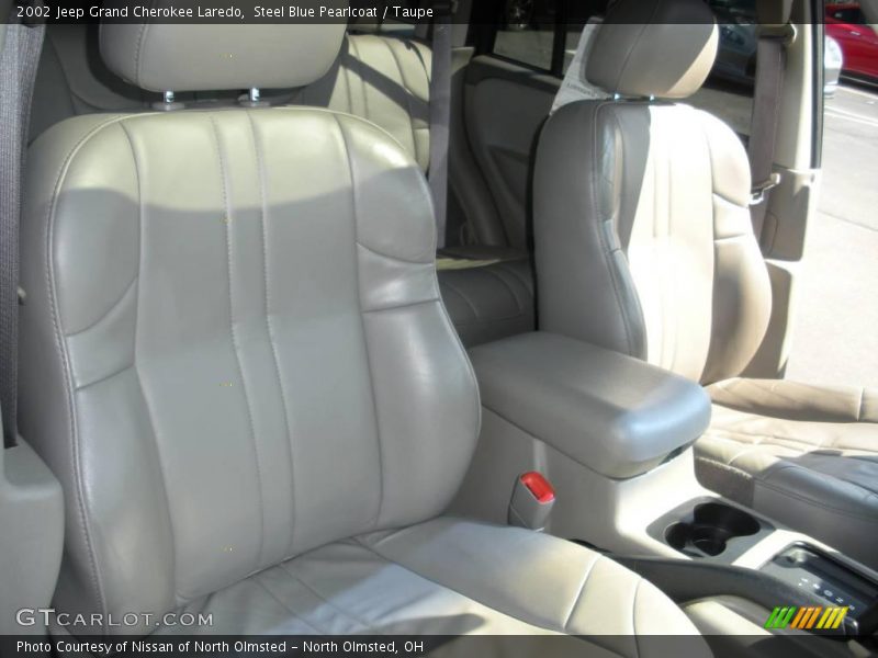 Steel Blue Pearlcoat / Taupe 2002 Jeep Grand Cherokee Laredo