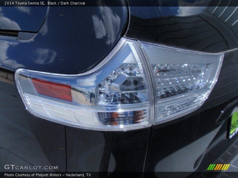 Black / Dark Charcoal 2014 Toyota Sienna SE