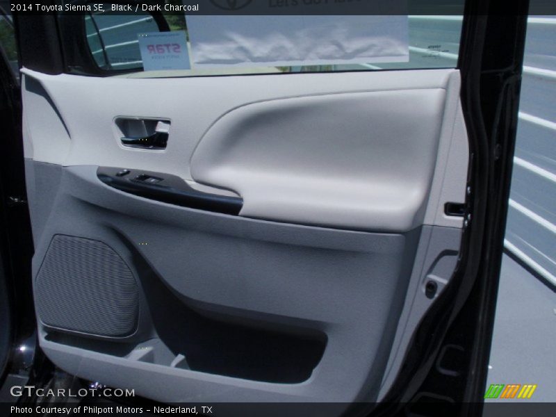 Black / Dark Charcoal 2014 Toyota Sienna SE