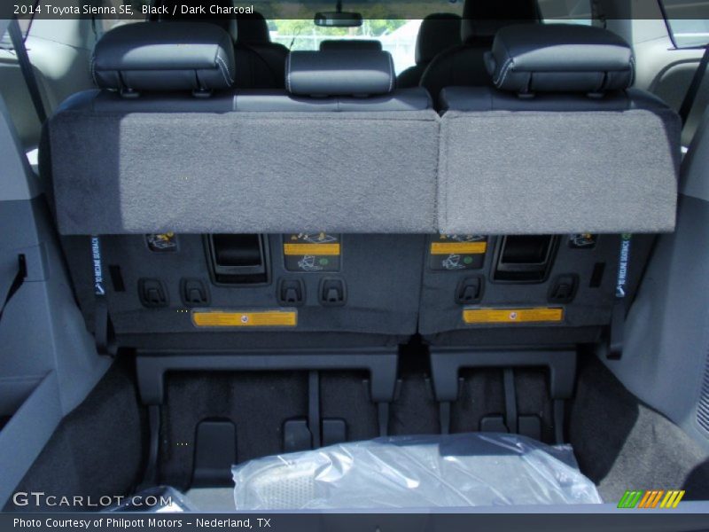 Black / Dark Charcoal 2014 Toyota Sienna SE