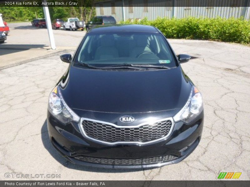 Aurora Black / Gray 2014 Kia Forte EX