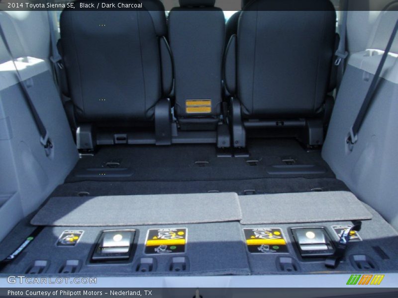 Black / Dark Charcoal 2014 Toyota Sienna SE