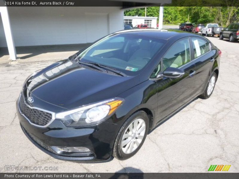 Aurora Black / Gray 2014 Kia Forte EX