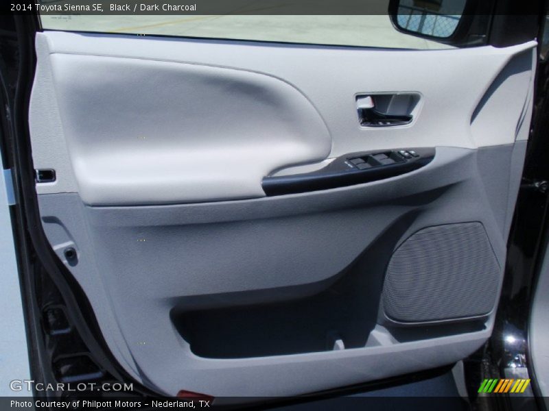 Black / Dark Charcoal 2014 Toyota Sienna SE