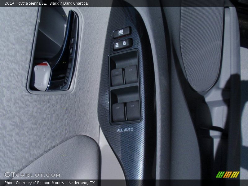 Black / Dark Charcoal 2014 Toyota Sienna SE