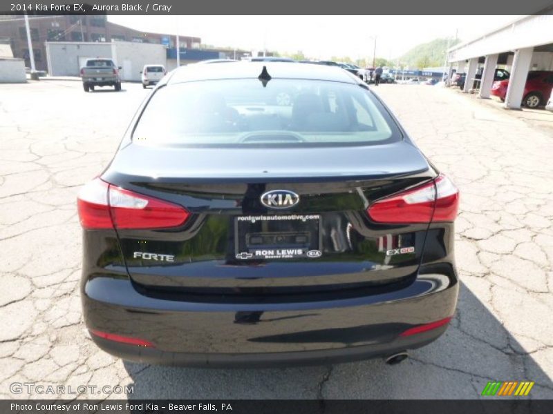 Aurora Black / Gray 2014 Kia Forte EX