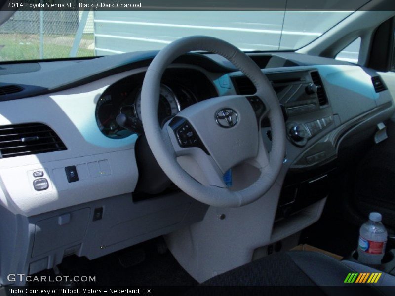 Black / Dark Charcoal 2014 Toyota Sienna SE