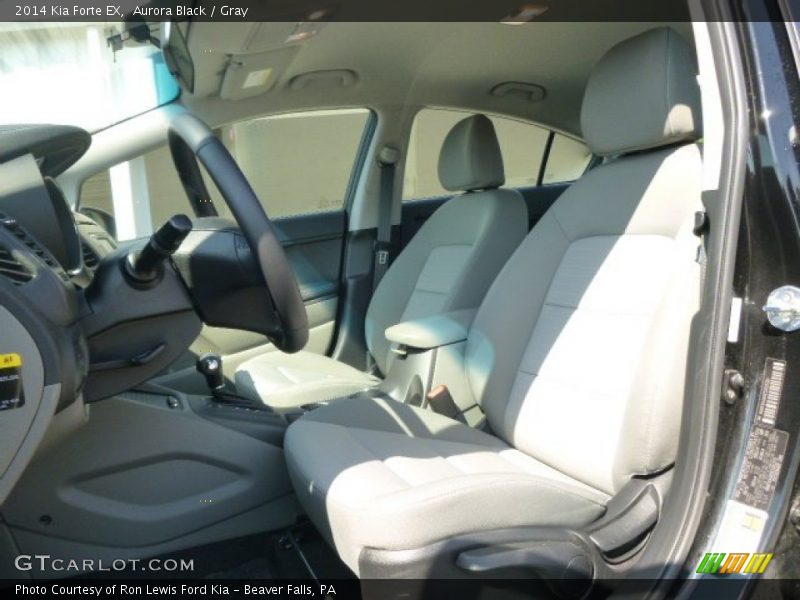 Aurora Black / Gray 2014 Kia Forte EX