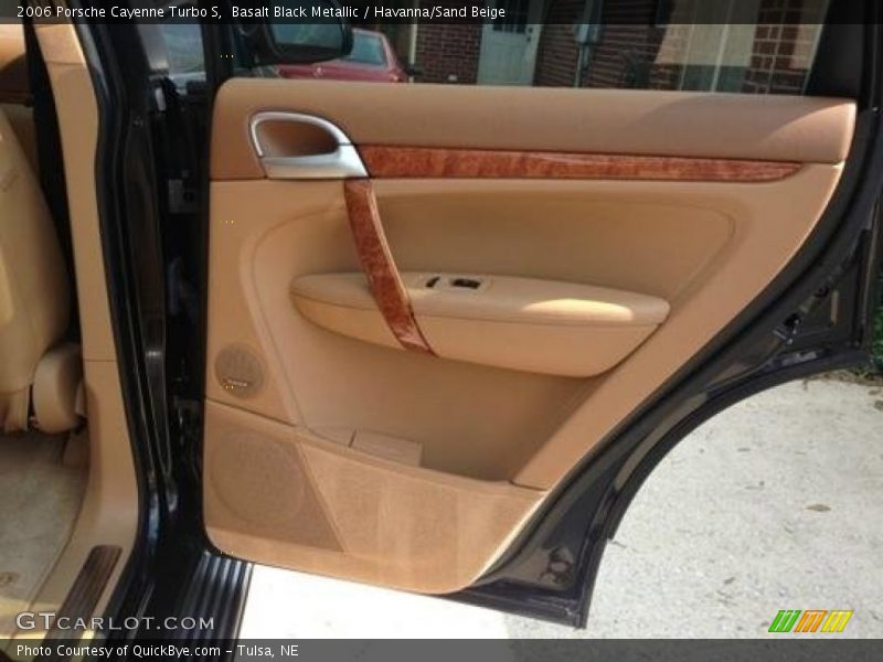 Basalt Black Metallic / Havanna/Sand Beige 2006 Porsche Cayenne Turbo S
