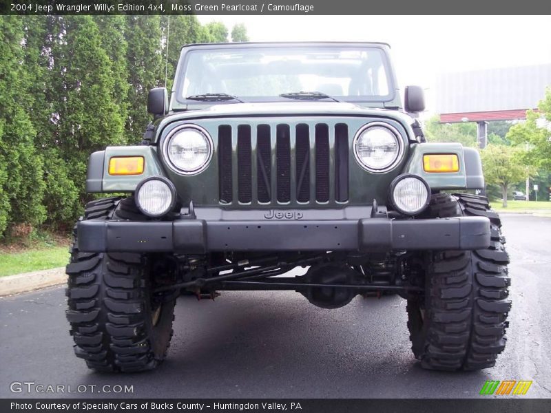 Moss Green Pearlcoat / Camouflage 2004 Jeep Wrangler Willys Edition 4x4