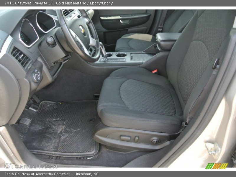 Gold Mist Metallic / Ebony/Ebony 2011 Chevrolet Traverse LT