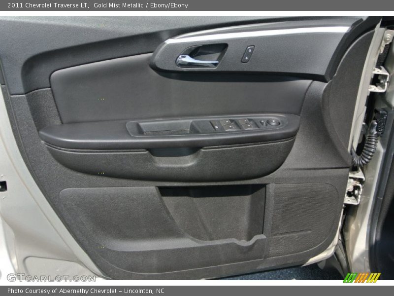 Gold Mist Metallic / Ebony/Ebony 2011 Chevrolet Traverse LT