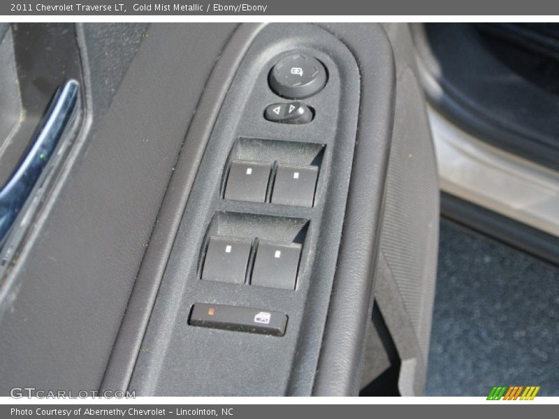 Gold Mist Metallic / Ebony/Ebony 2011 Chevrolet Traverse LT