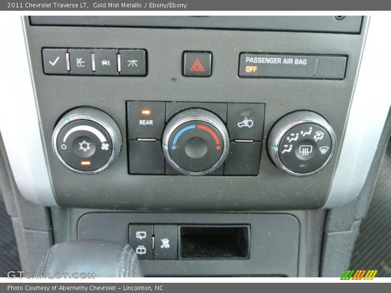 Gold Mist Metallic / Ebony/Ebony 2011 Chevrolet Traverse LT