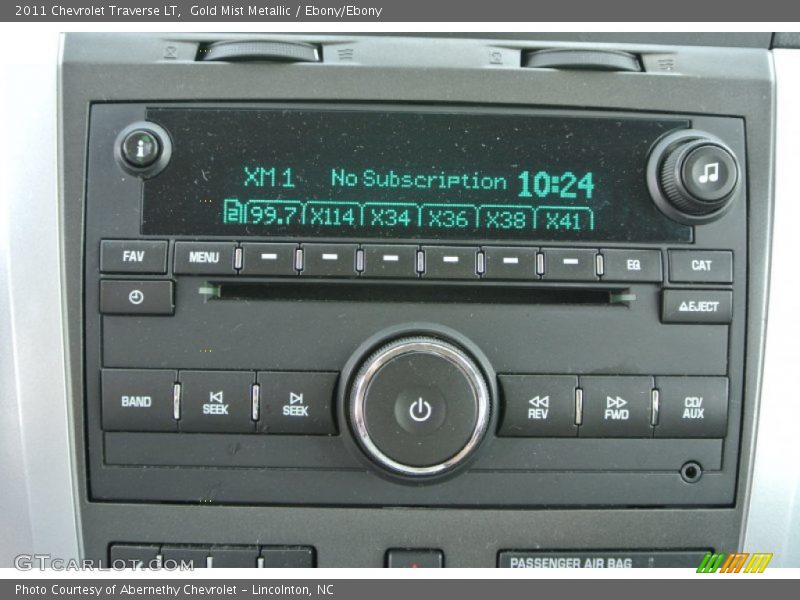 Gold Mist Metallic / Ebony/Ebony 2011 Chevrolet Traverse LT
